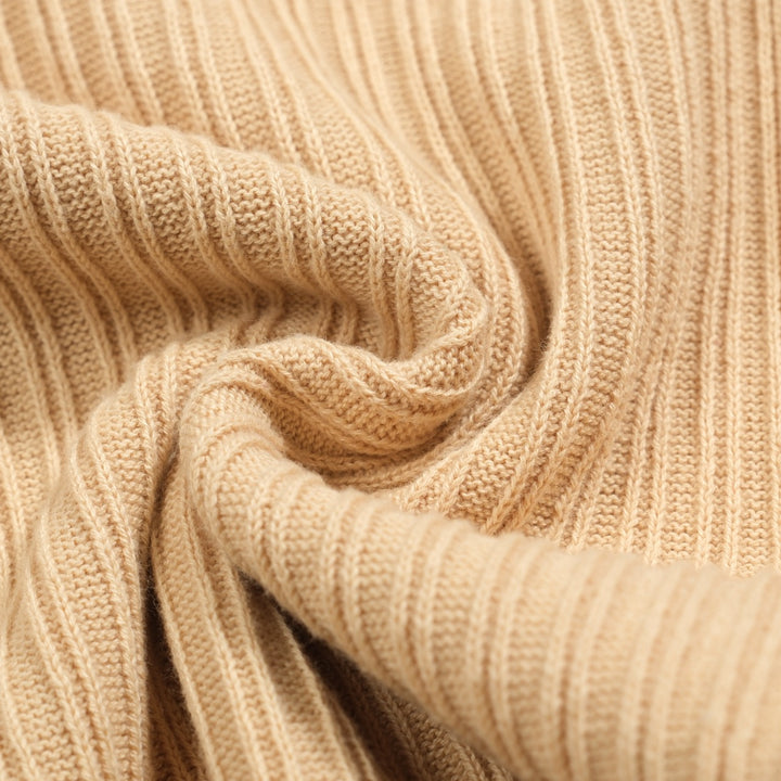 Vertikale stripet strikket cardigan for menn