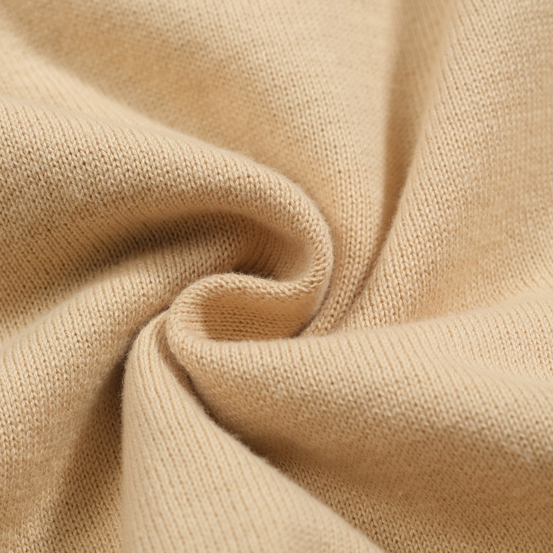 Kaki abstrakt metode bulldog strikkevarer for menn