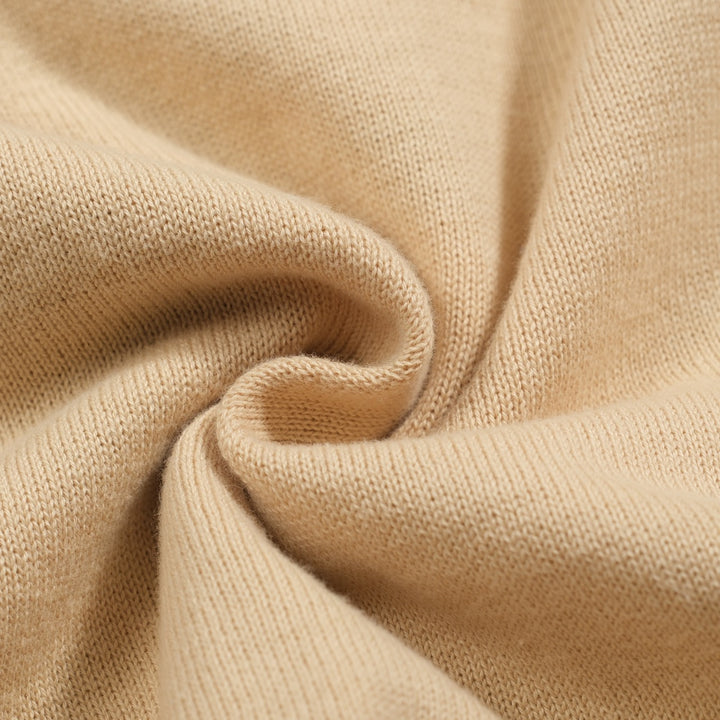 Kaki abstrakt metode bulldog strikkevarer for menn