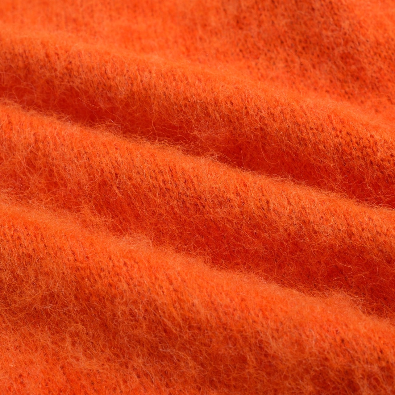 Women's orange cute cat jacquard plush knitwear – OXKnit