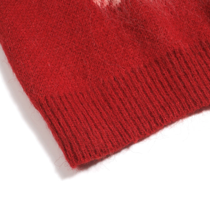 Γυναικεία χαριτωμένα γάτα ζακάρ βελούδινα πλεκτά