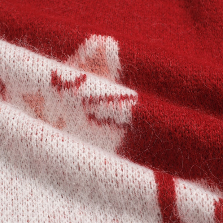 Γυναικεία χαριτωμένα γάτα ζακάρ βελούδινα πλεκτά