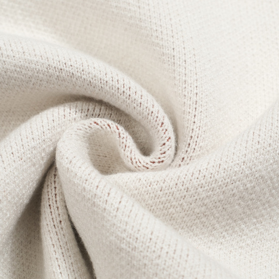 Men's red brown 1960s vintage jacquard sweater