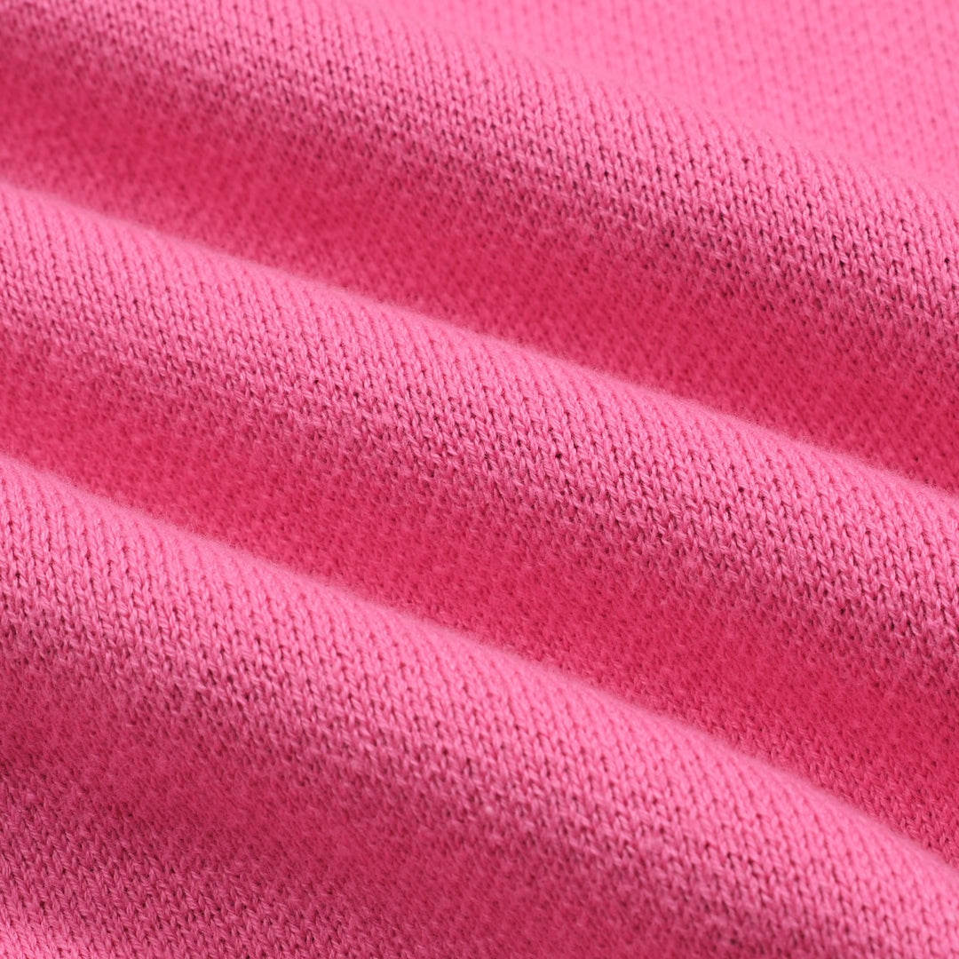Jersey de punto jacquard grulla voladora rosa para mujer