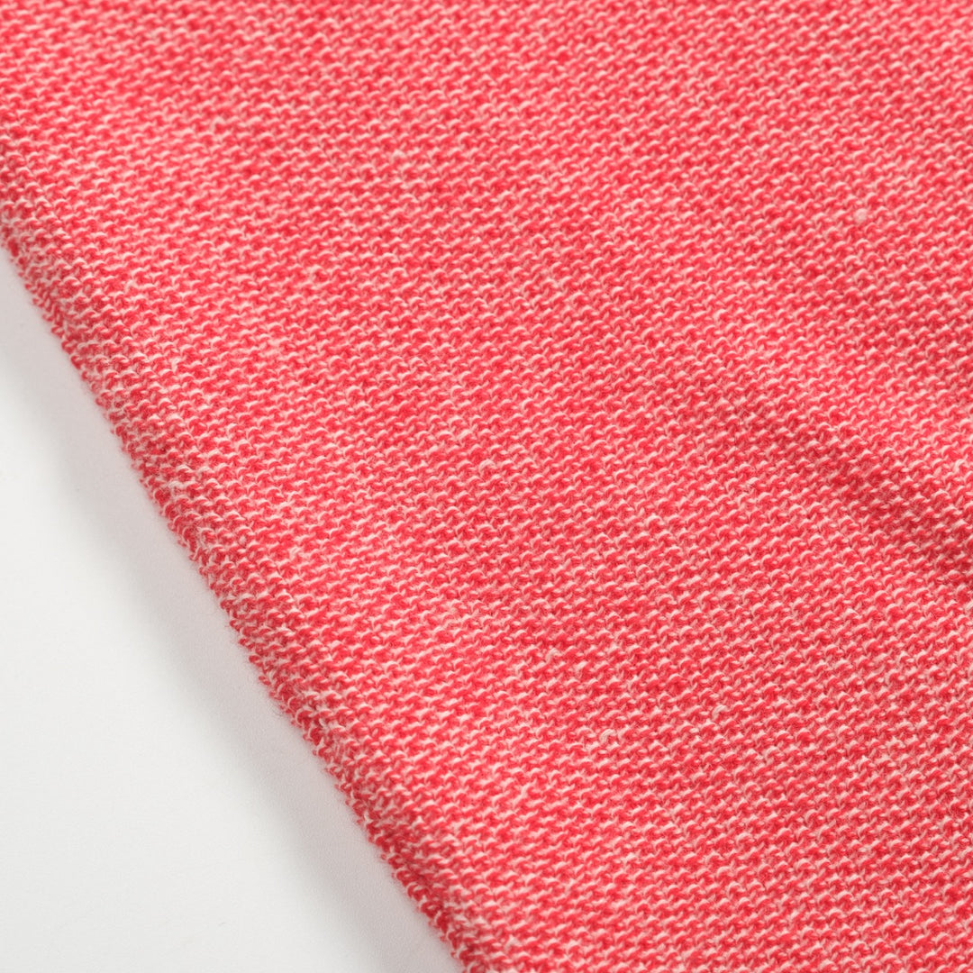 Women's red vintage college knitwear