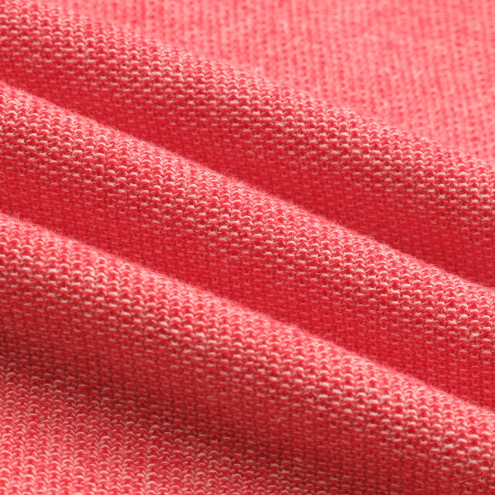 Women's red vintage college knitwear