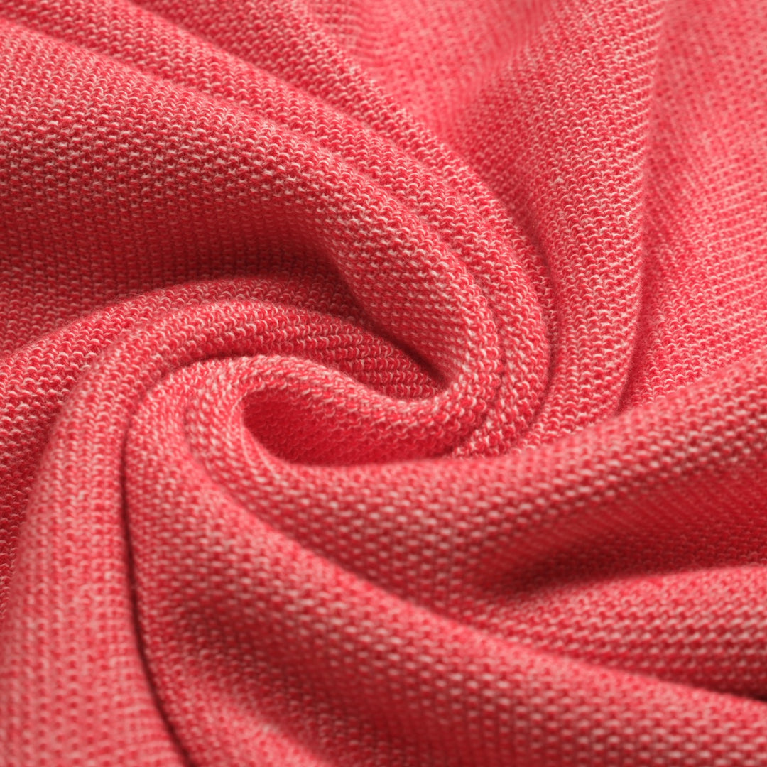 Women's red vintage college knitwear