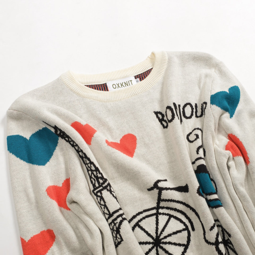 Hvitt Paris Tower-tema for kvinner