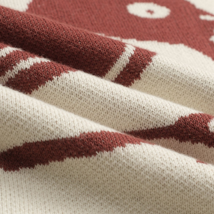 Malhas xadrez feminina branca damasco retrô pássaro gola redonda