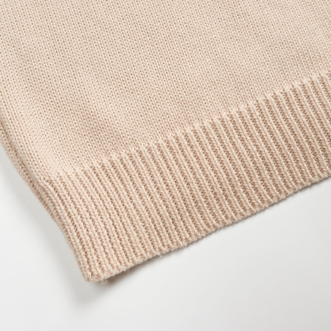 Women's orange vintage cat jacquard knitwear