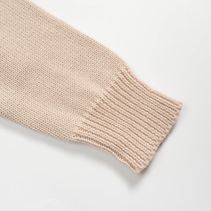 Women's orange vintage cat jacquard knitwear