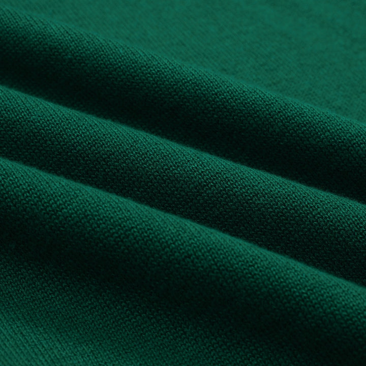 Grønt lynmønster for kvinner i jacquardstrikk