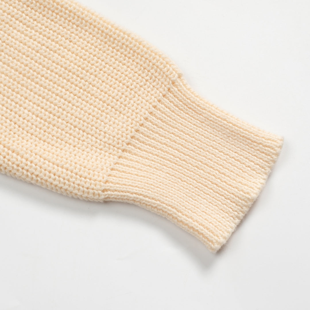 Women's black collage art vintage knitwear