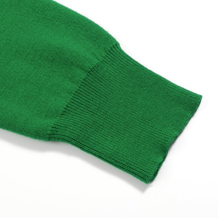 Maglieria da donna verde fiore art street