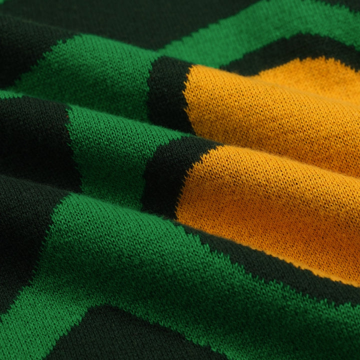 Maglieria da donna verde fiore art street