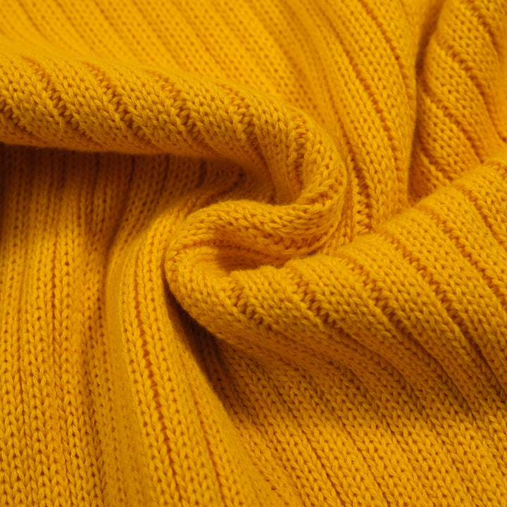 Men's Colour-matched vintage knit pocket V-neck polo