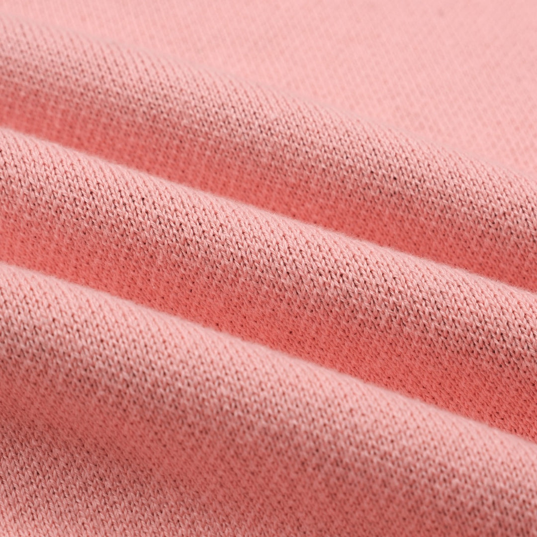 Kvinders Pink Bird Retro Art Fashion rundhalset strik