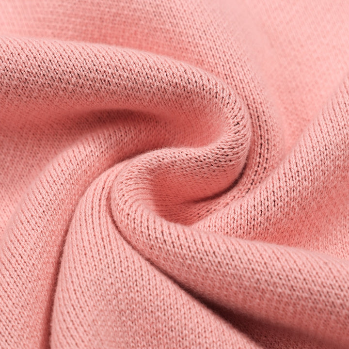 Kvinders Pink Bird Retro Art Fashion rundhalset strik