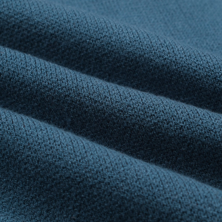 Men's blue vintage animal jacquard sweater cardigan