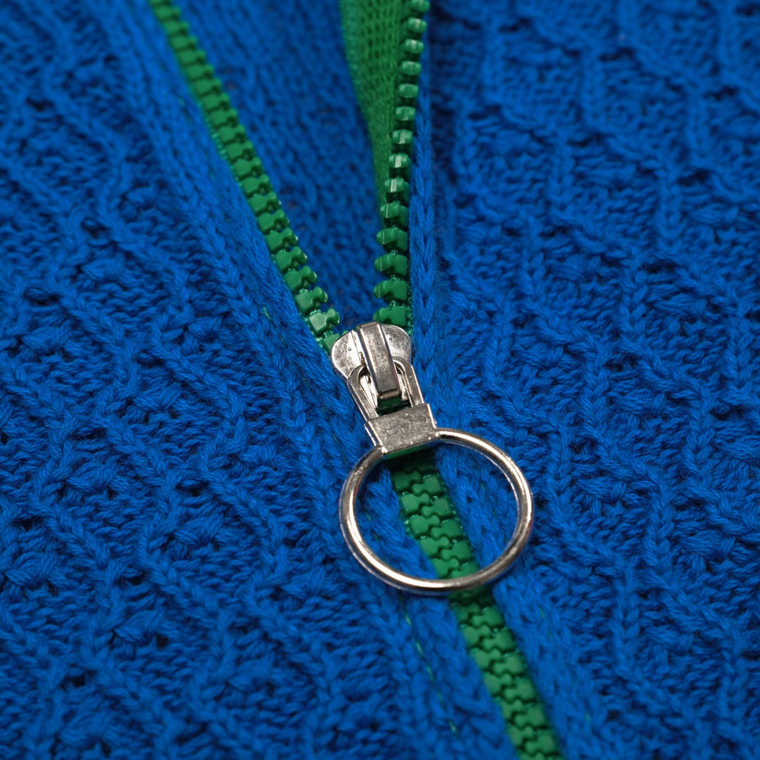 Mehrfarbiger, trendiger Street-Jacquard-Cardigan für Herren