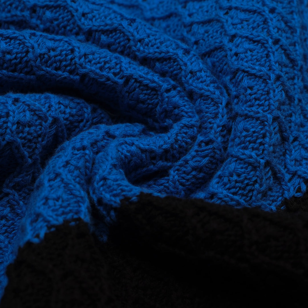 Mehrfarbiger, trendiger Street-Jacquard-Cardigan für Herren