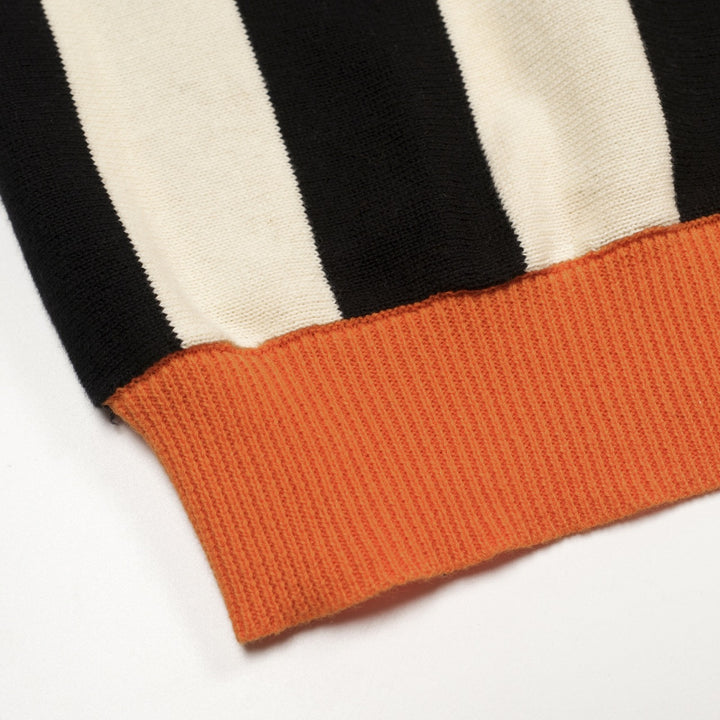 Cardigan jacquard artistico da strada multicolore alla moda da uomo