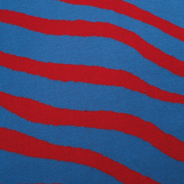 Stribet jakkesæt med broderet svaletop nederdel til kvinder