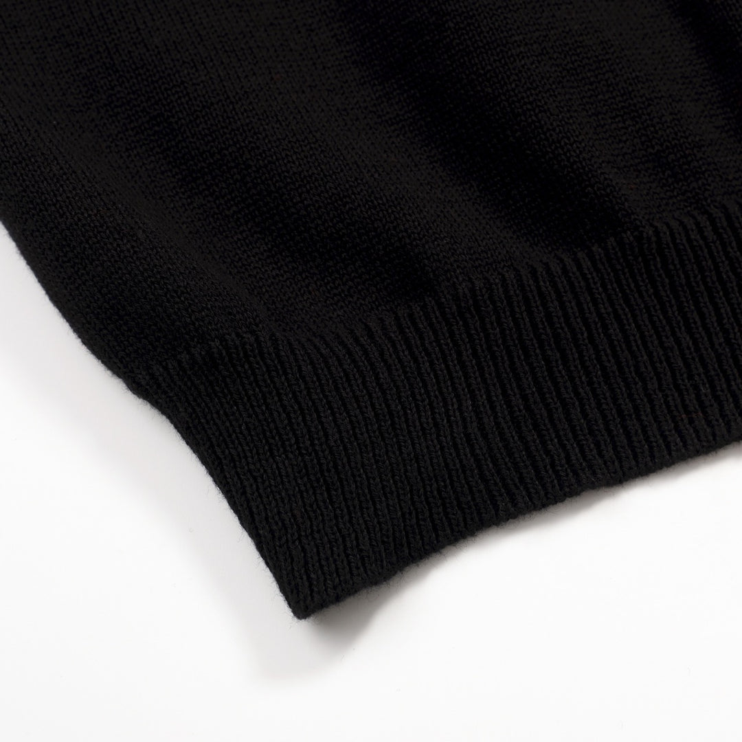 Completo gonna a righe love retro nero da donna