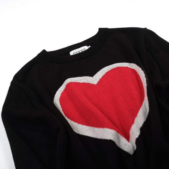 Completo gonna a righe love retro nero da donna