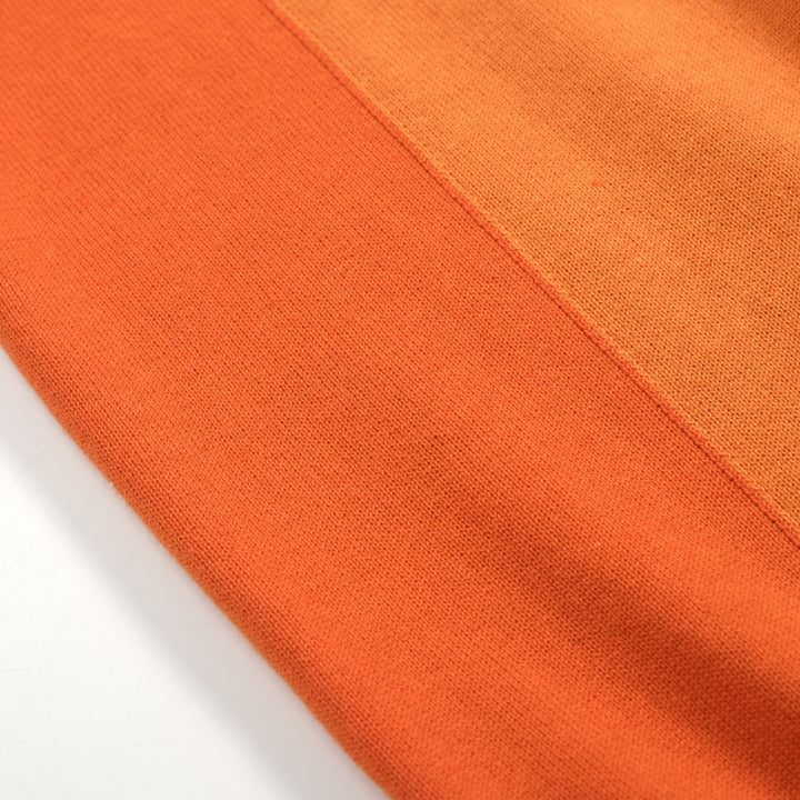 Men's black patchwork jacquard V-neck knitted polo