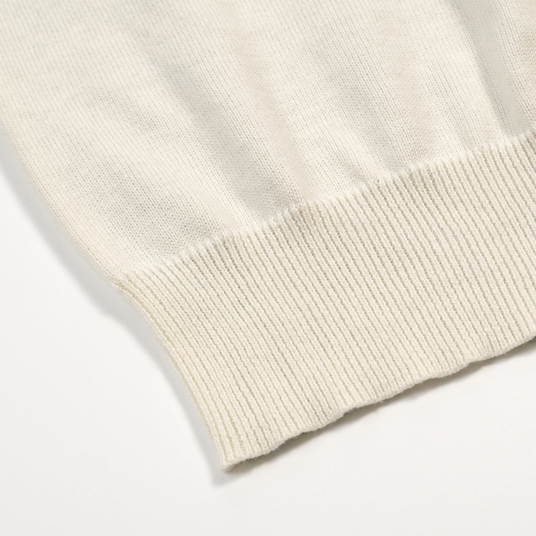 Men's green patch pocket vintage knit T-shirt