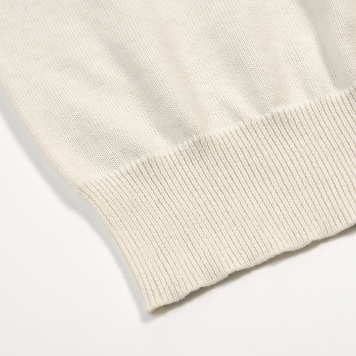 Men's green patch pocket vintage knit T-shirt