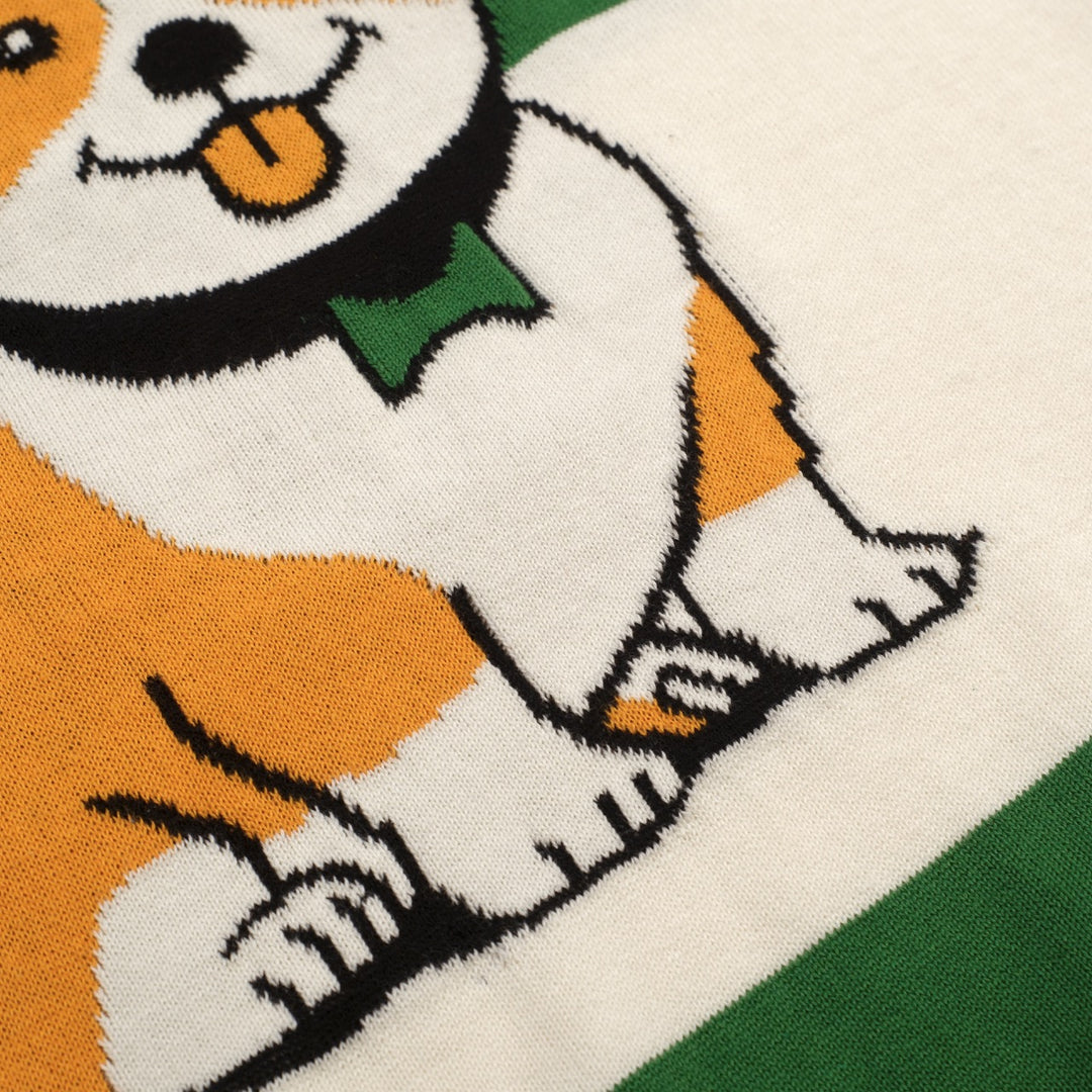 Women's Green Dog Classic Jacquard Knit T-Shirt