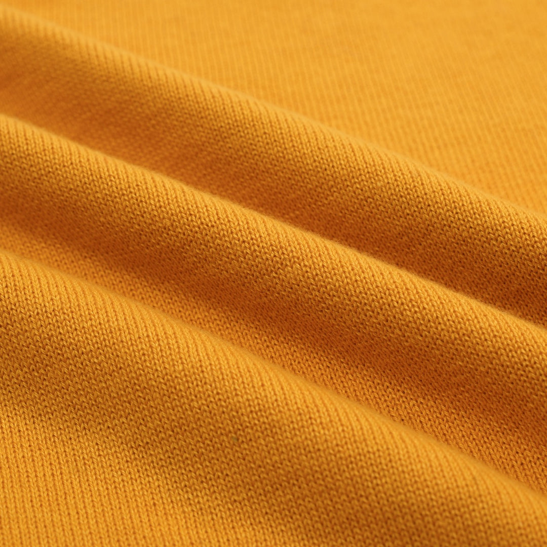 Women's Turmeric Kitten Classic Retro Jacquard Knit T-Shirt
