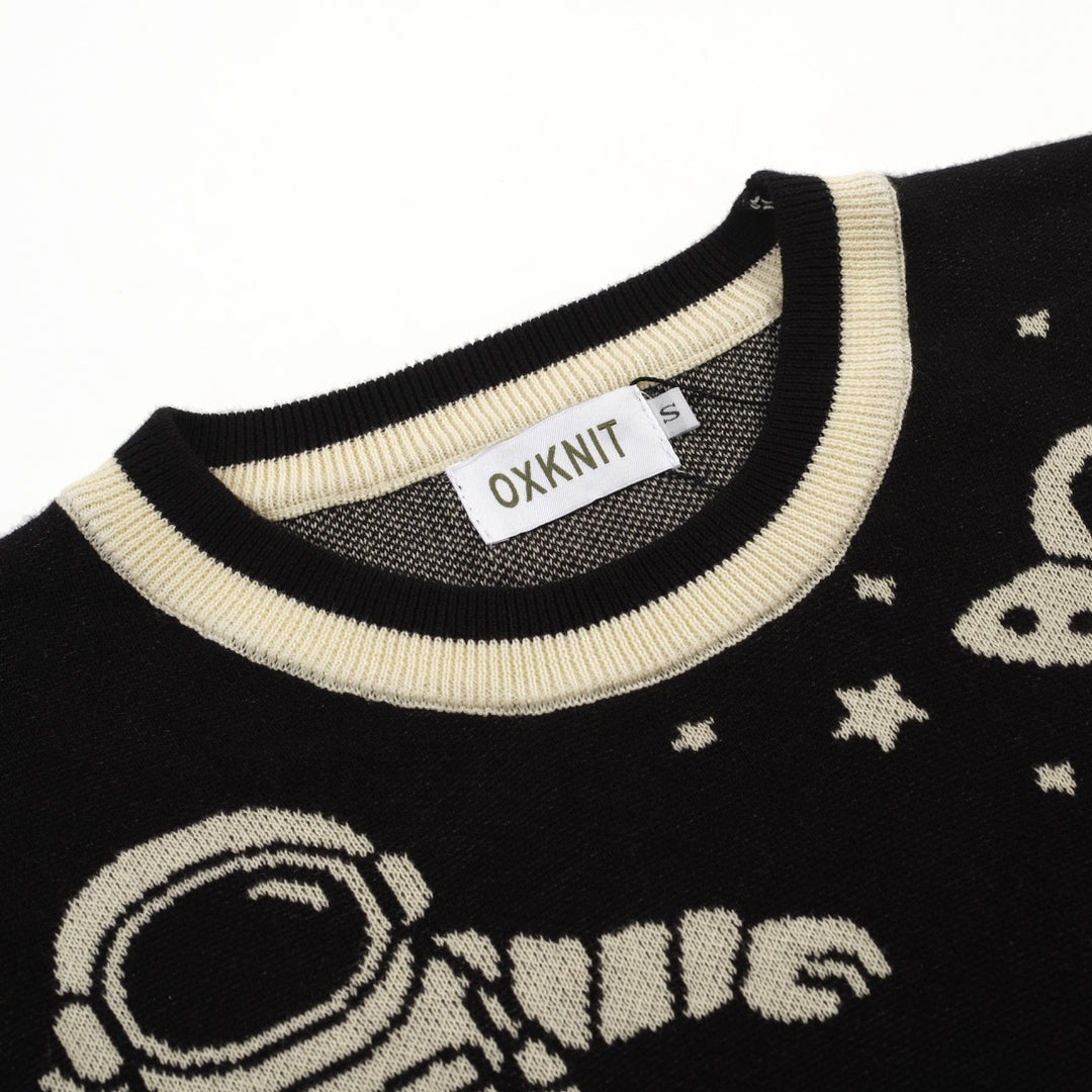 Women's Black planet main carry vintage knit T-shirt