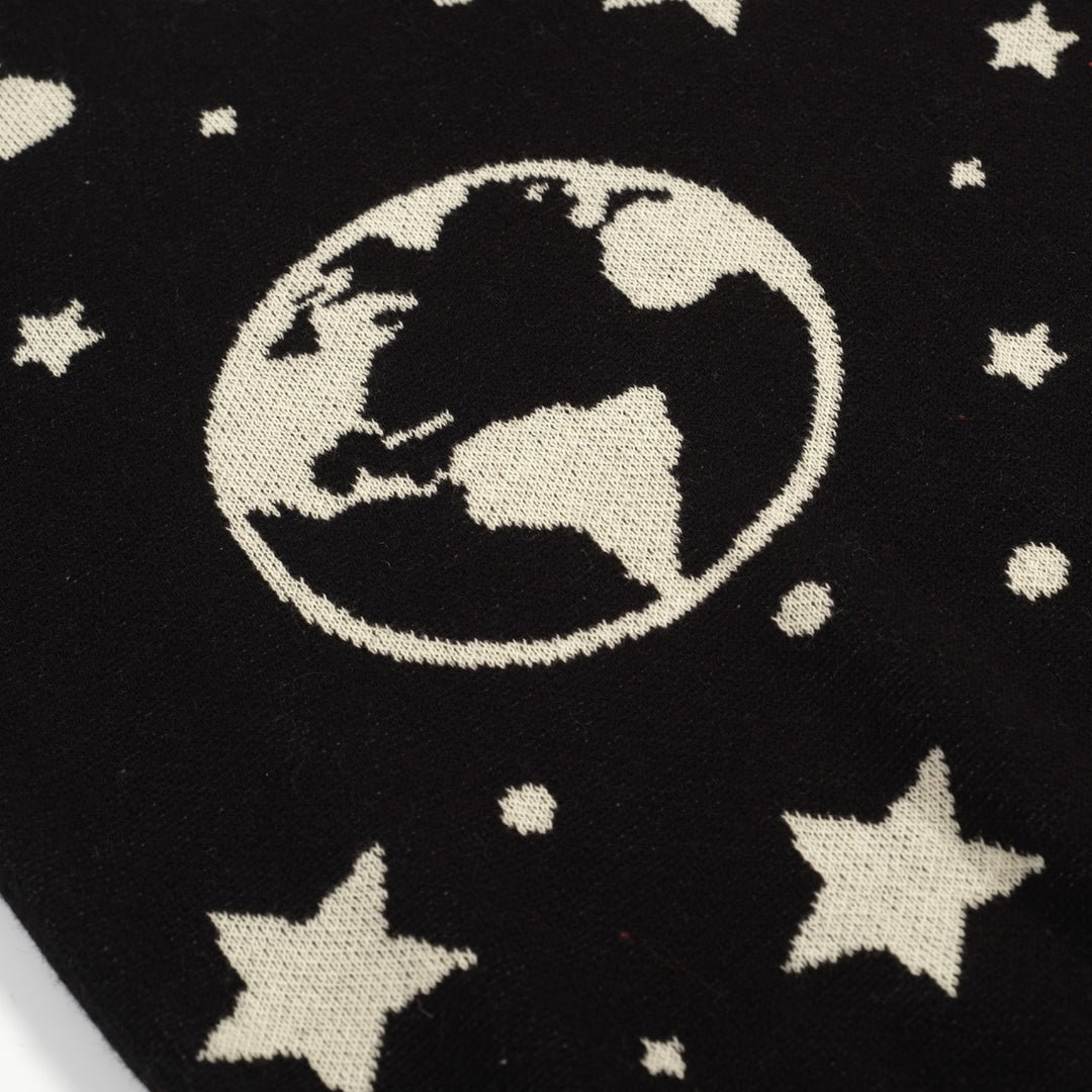 Women's Black planet main carry vintage knit T-shirt