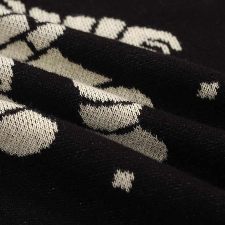 Women's Black planet main carry vintage knit T-shirt