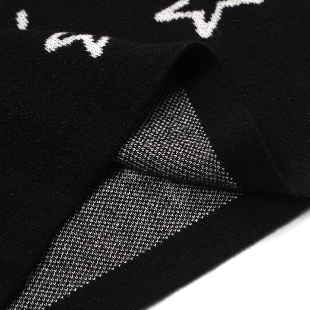 Women's black planet Jacquard vintage vest skirt suit