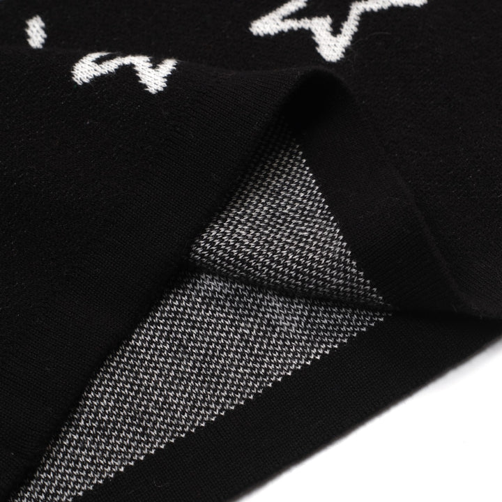 Women's black planet Jacquard vintage vest skirt suit