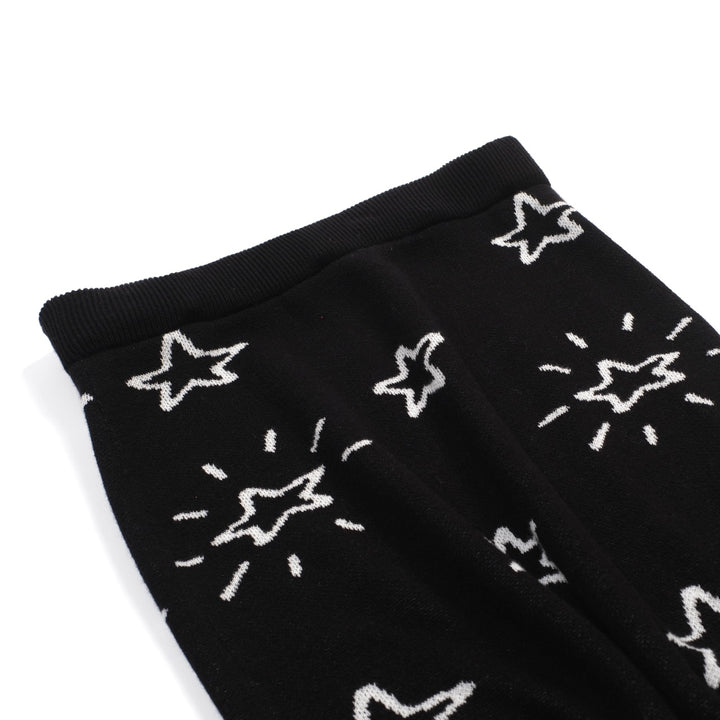 Women's black planet Jacquard vintage vest skirt suit