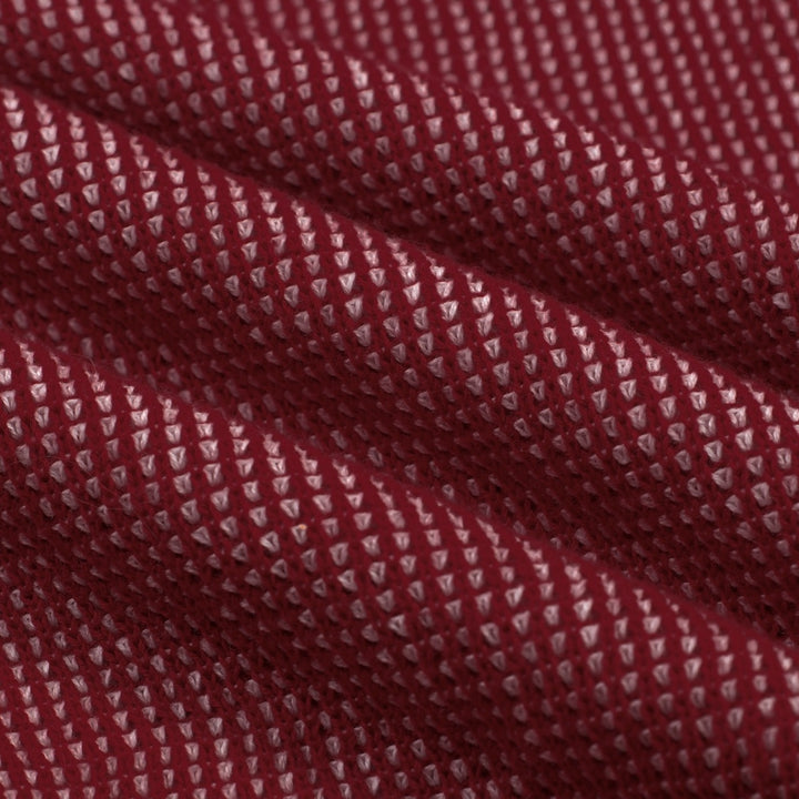 T-shirt Femme Rouge Rétro à Carreaux en Jacquard Artistique