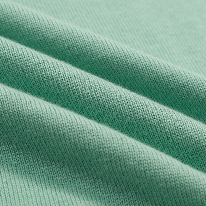 Women's Mint Green Vintage Dessert Embroidery Knit T-Shirt