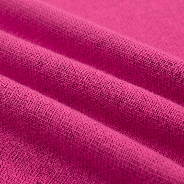 Damernas retro rosa leopardmönstrad jacquardstickad konst-T-shirt