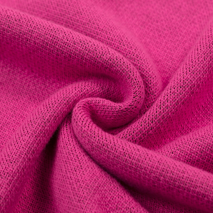 Damernas retro rosa leopardmönstrad jacquardstickad konst-T-shirt