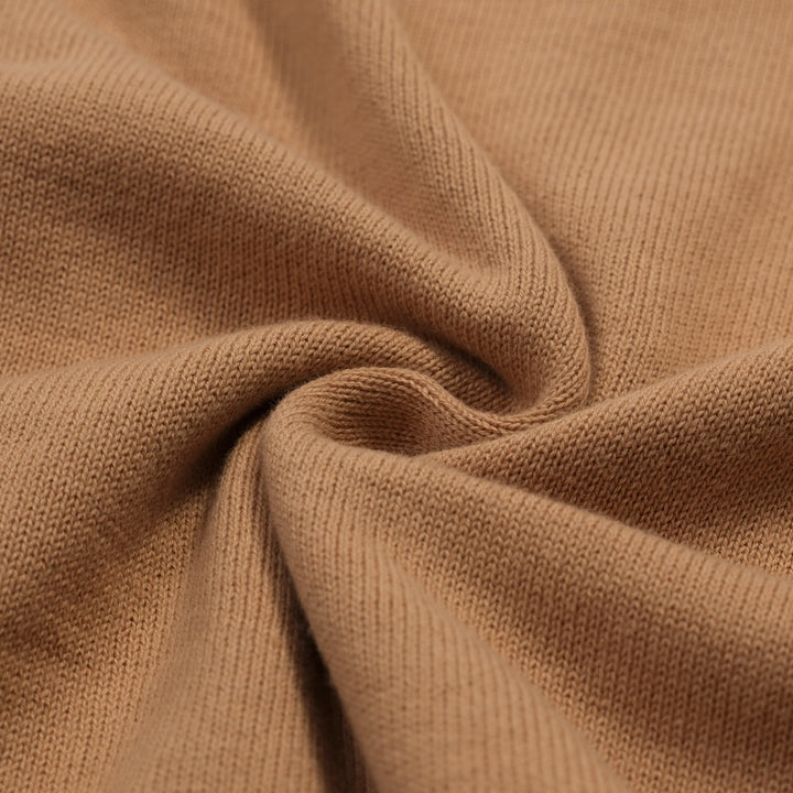 Kaki damesvest met retro-zomerse kokospalm en geborduurd lint in de taille