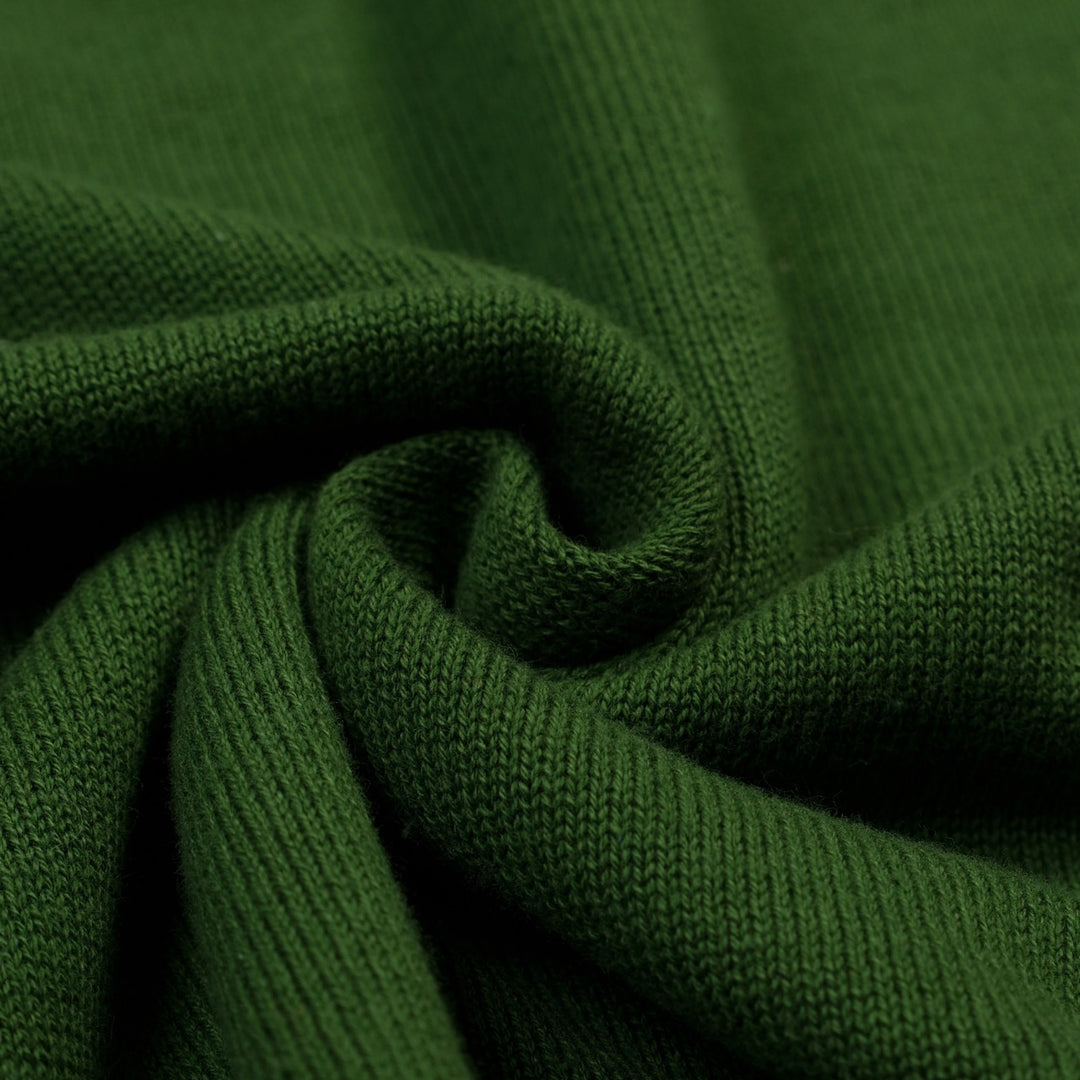 Men's green 60's vintage knit cut-out T-shirt