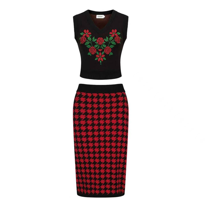 Robe débardeur noire rétro style Charleston pour femme