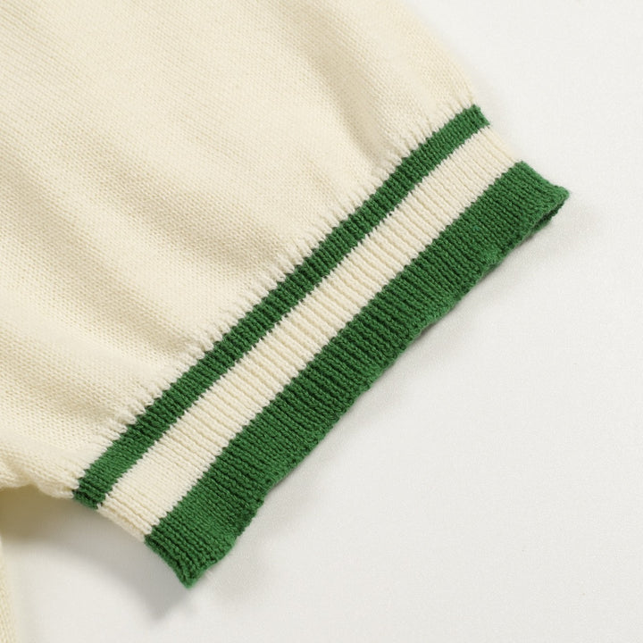 Men's Off-White 70s Lightning Jacquard Knit Crewneck Shirt