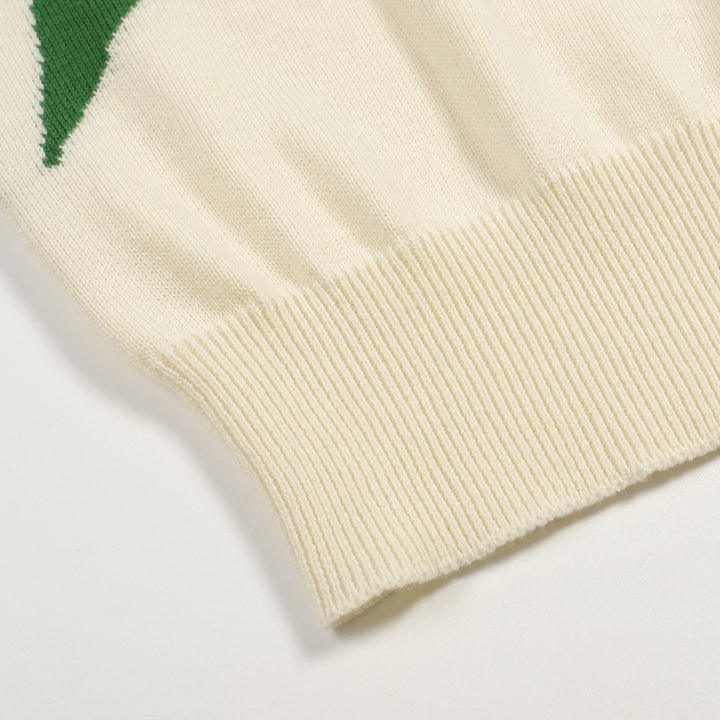 Men's Off-White 70s Lightning Jacquard Knit Crewneck Shirt