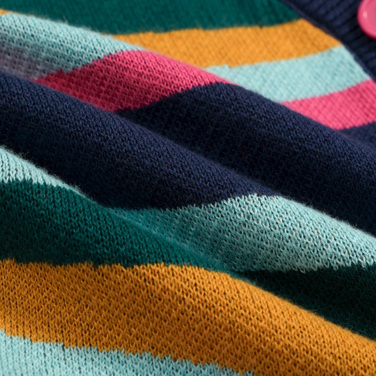 Women's Navy Retro Colorful Striped Jacquard Halter Knit Vest – OXKnit